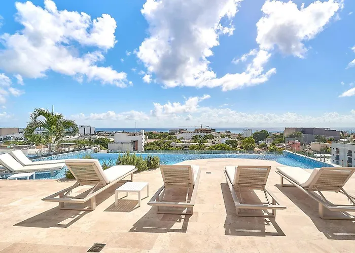 Coastal W Rooftop Pool, Gym Near * Playa del Carmen